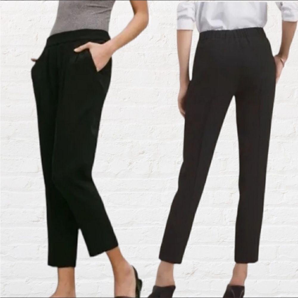 Aritzia Babaton Black Cohen Pull On Crop Pant Sz 0
